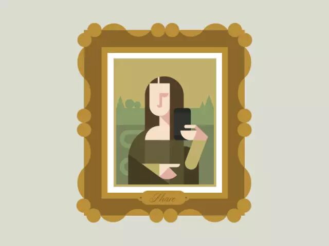 Mona Lisa Selfie